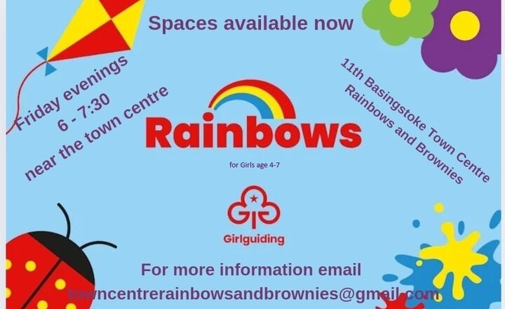 Image of Spaces @ 11th Basingstoke Town Centre Rainbows