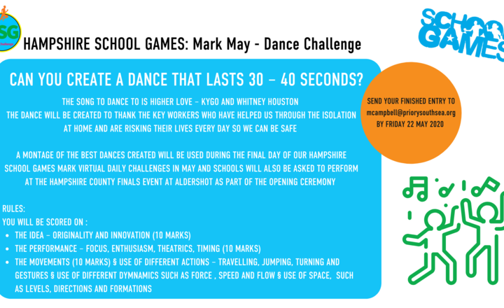 Image of Hampshire School Games Mark May Challenge