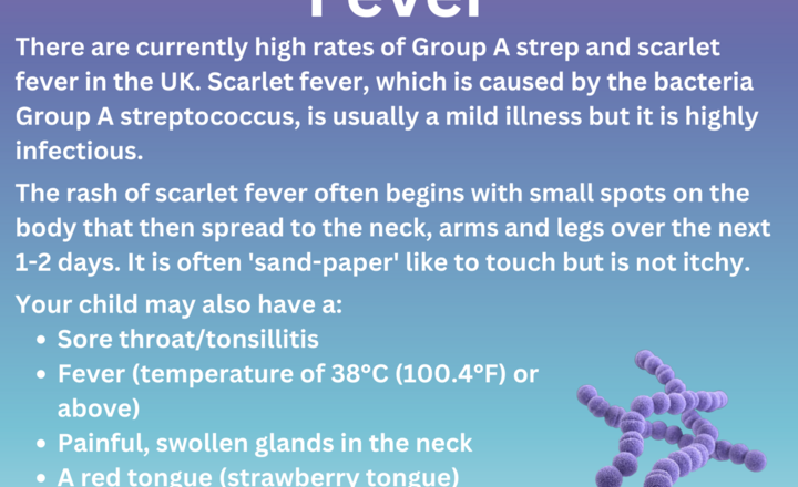 Image of Strep A & Scarlet Fever Poster