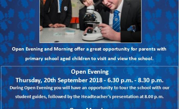 Image of Open Evening/Morning at The Clere School