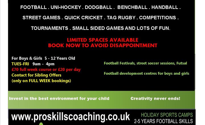 Image of Pro-Skills May Multi Sports Camp