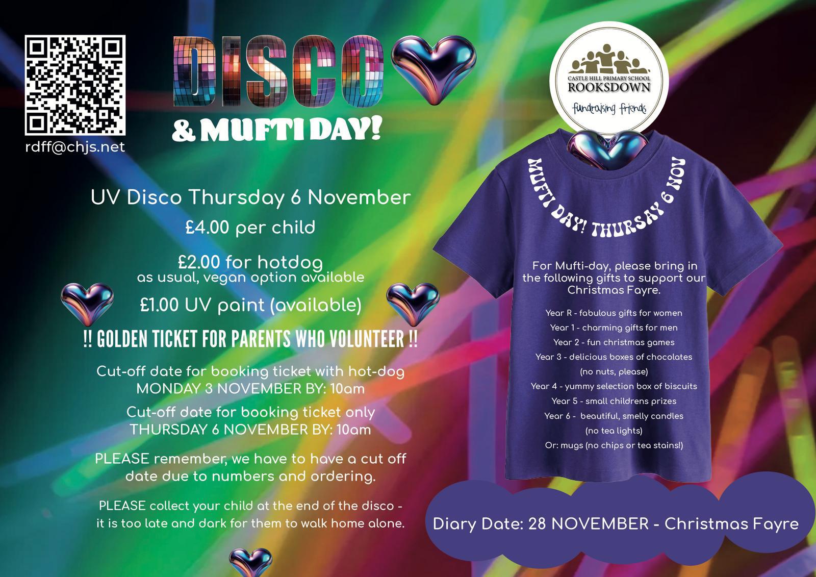 Image of FF Mufti Day & Disco - Rooksdown
