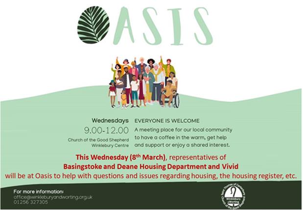 Image of Oasis Drop-In Café - Housing Issues Talk