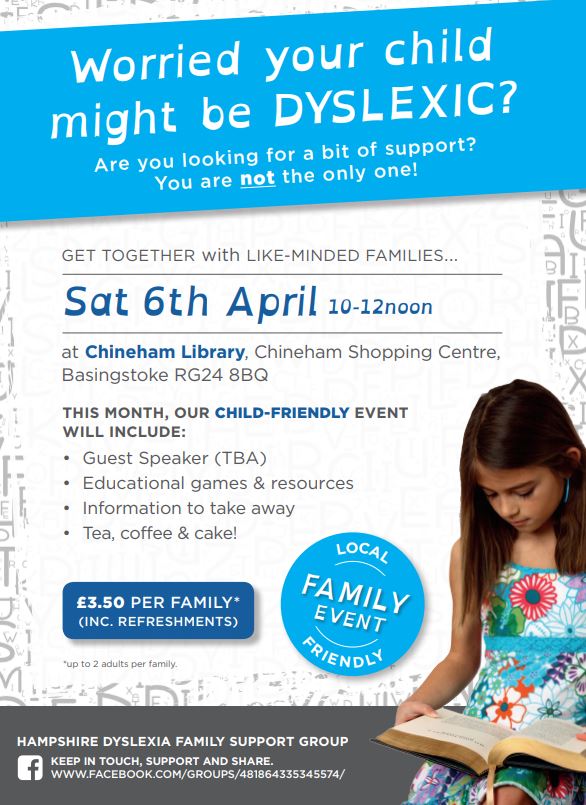 Image of Dyslexia Family Support Group - April 2019