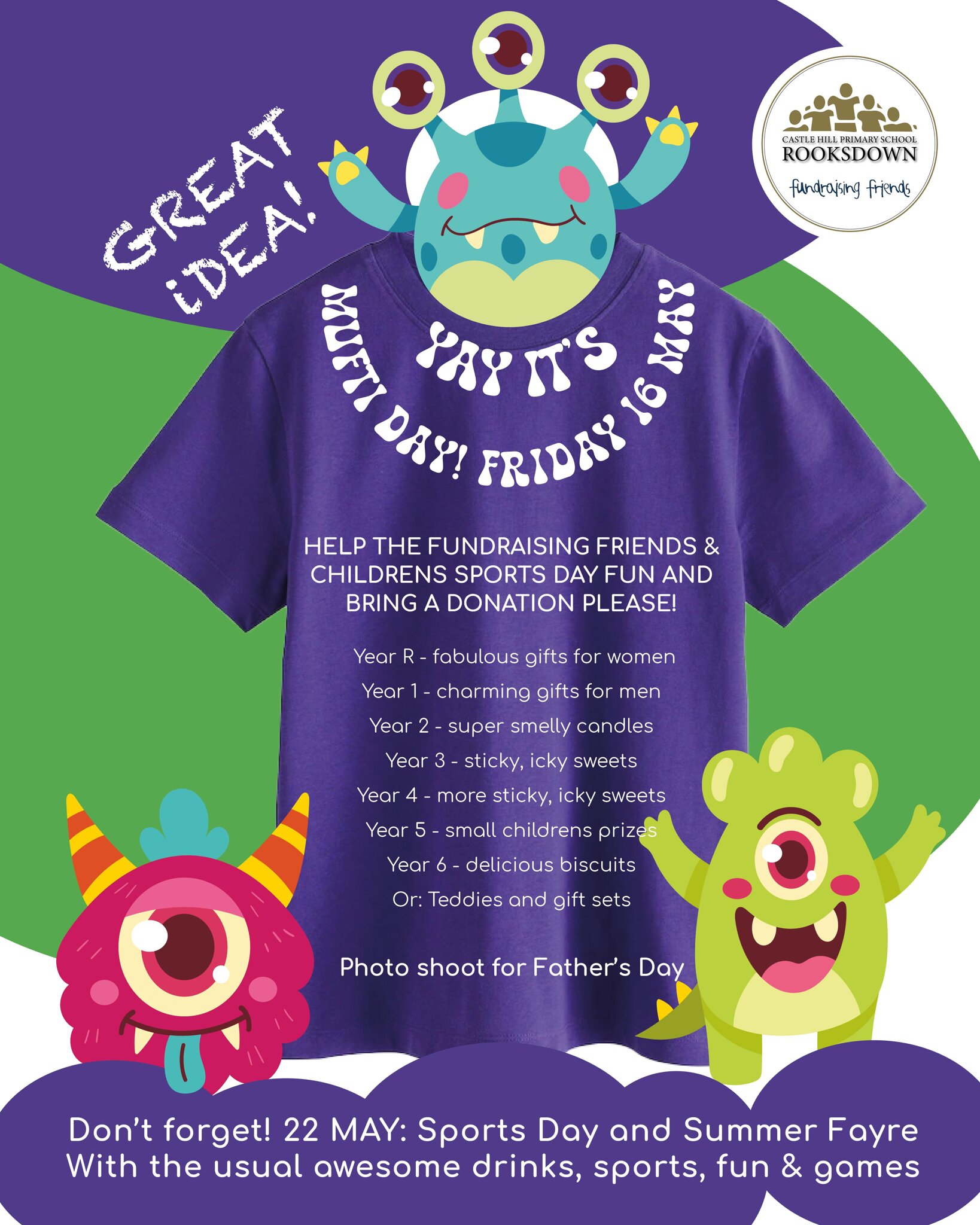 Image of RD Friends Mufti Day for Summer Fayre Donations