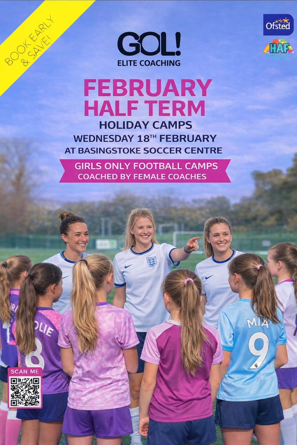 Image of GOL! Girls Only February Football Camp