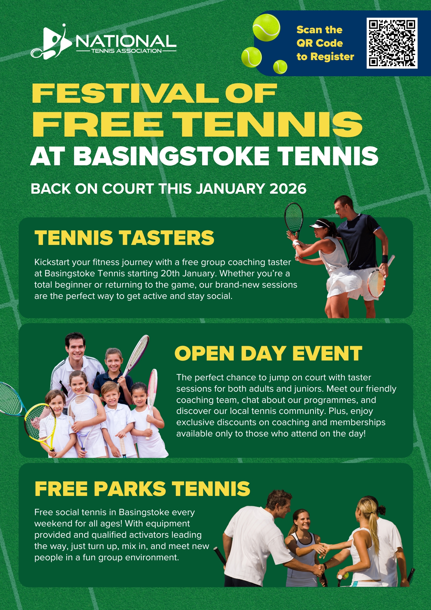 Image of Festival of FREE Tennis