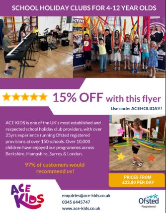Image of ACE Kids February Half Term 15% Discount