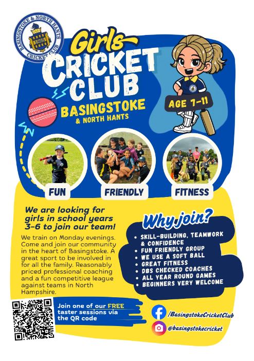 Image of FREE Girls Cricket Taster Session