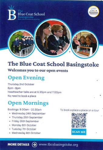 Image of Open Evening and Open Mornings at The Blue Coat