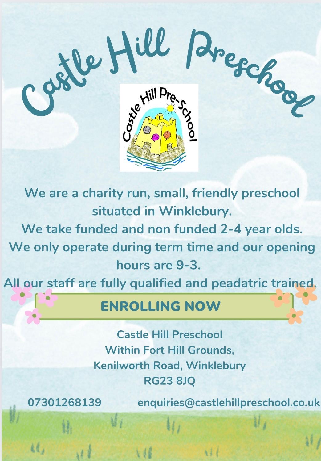 Image of Castle Hill Pre School Are Enrolling