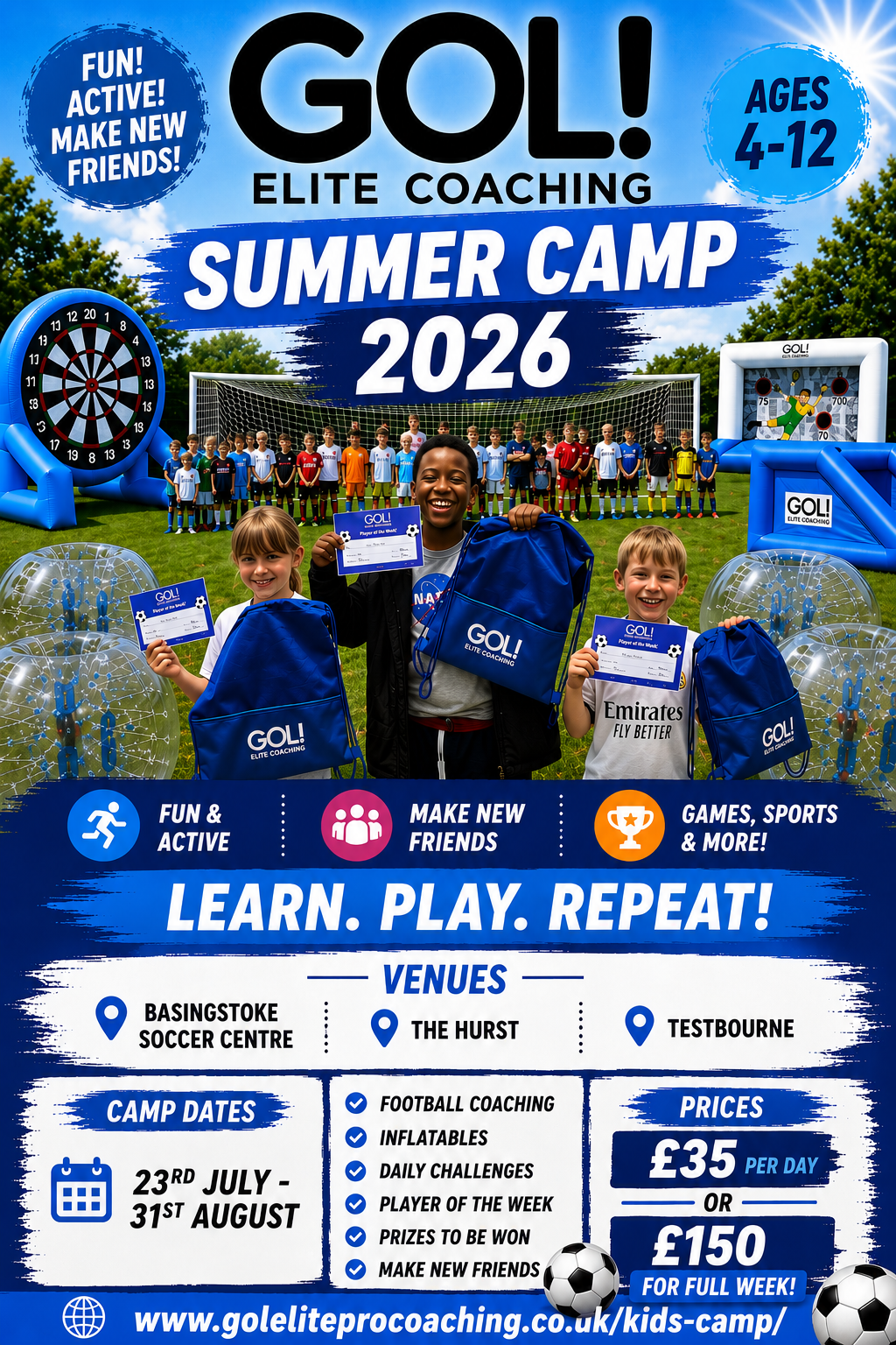 Image of GOL! Summer Camp 2026