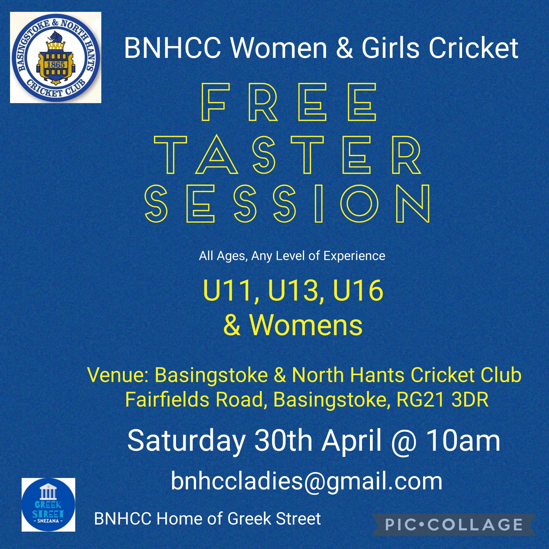 Image of FREE Girls Cricket Taster Session