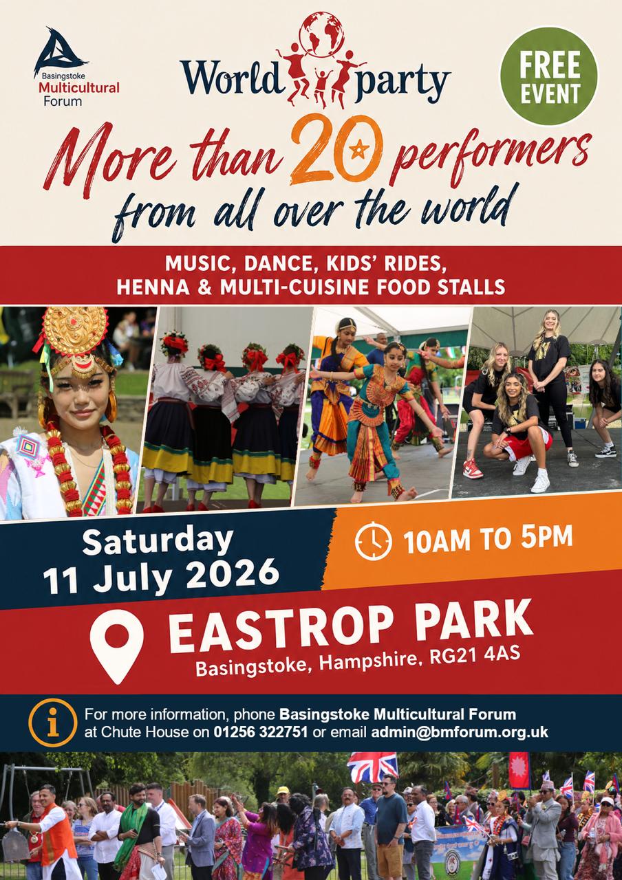 Image of Basingstoke Multicultural Forum: World Party 2026