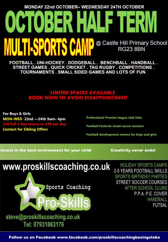 Image of Pro Skills Half Term Multi-Sports Camp