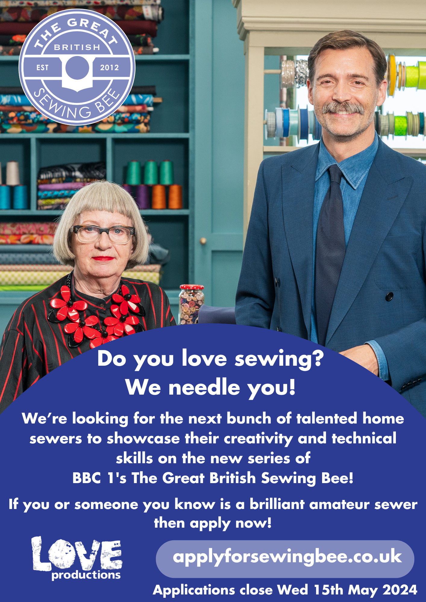 Image of The Great British Sewing Bee Application Open!