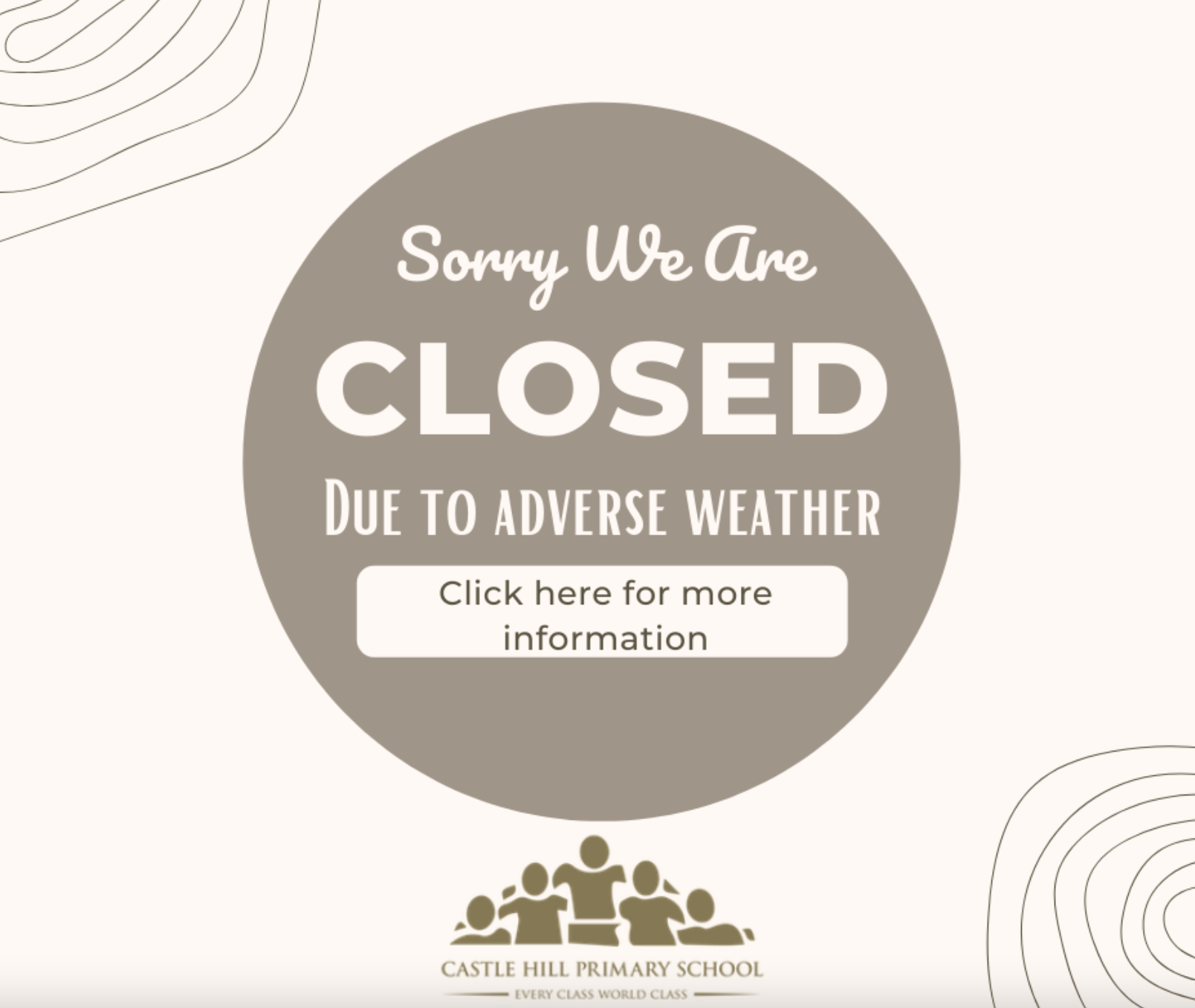 Image of Weather Closure