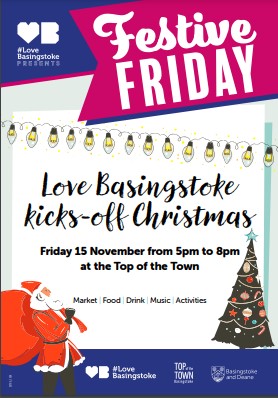 Image of Love Basingstoke Presents Festive Friday - Friday 15 November