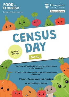 Image of Rooksdown Census Day Menu
