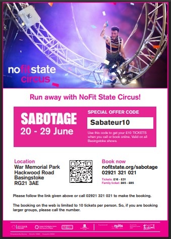Image of Basingstoke’s Award-winning FREE Outdoor Arts Festival