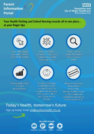 Image of Parent Information Portal - Health Visiting and School Nursing records all in one place