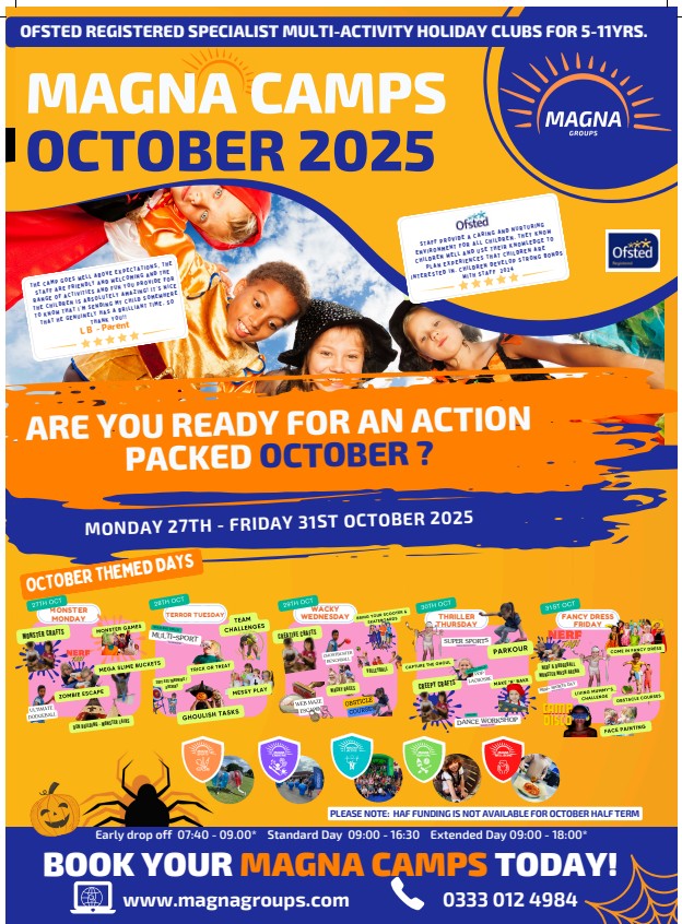 Image of Magna October Holiday Camp