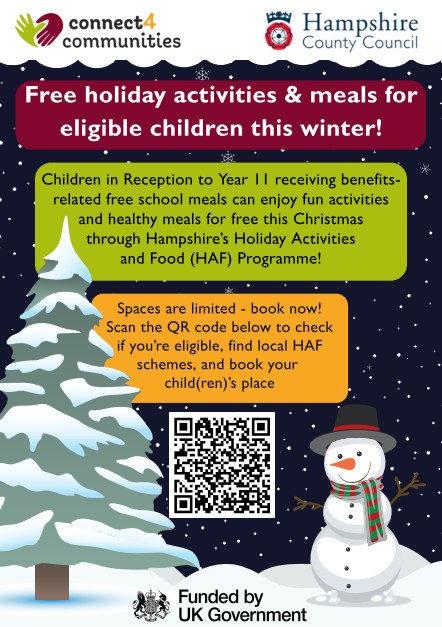 Image of Holiday Activities and Food schemes this Christmas