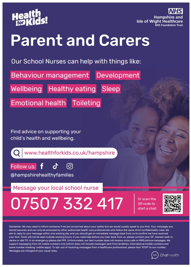 Image of Poster from Public Health Nursing Team