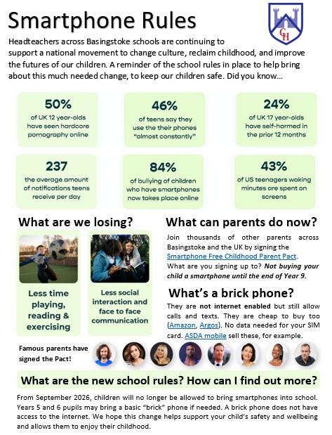Image of REMINDER - Smartphone Rules