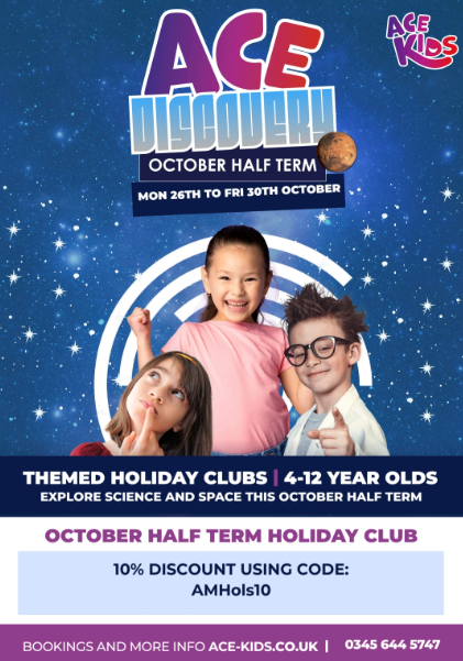 Image of ACE Kids October Half Term 10% Discount