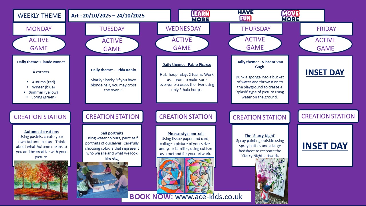 Image of SCL Weekly Theme Chart w/c 20th October