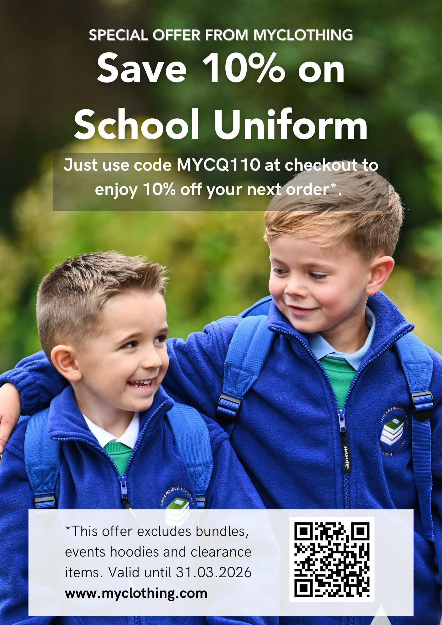 Image of My Clothing Parent 10% Discount