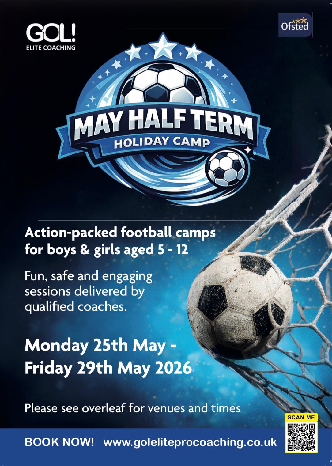 Image of GOL! May Half Term Flyer