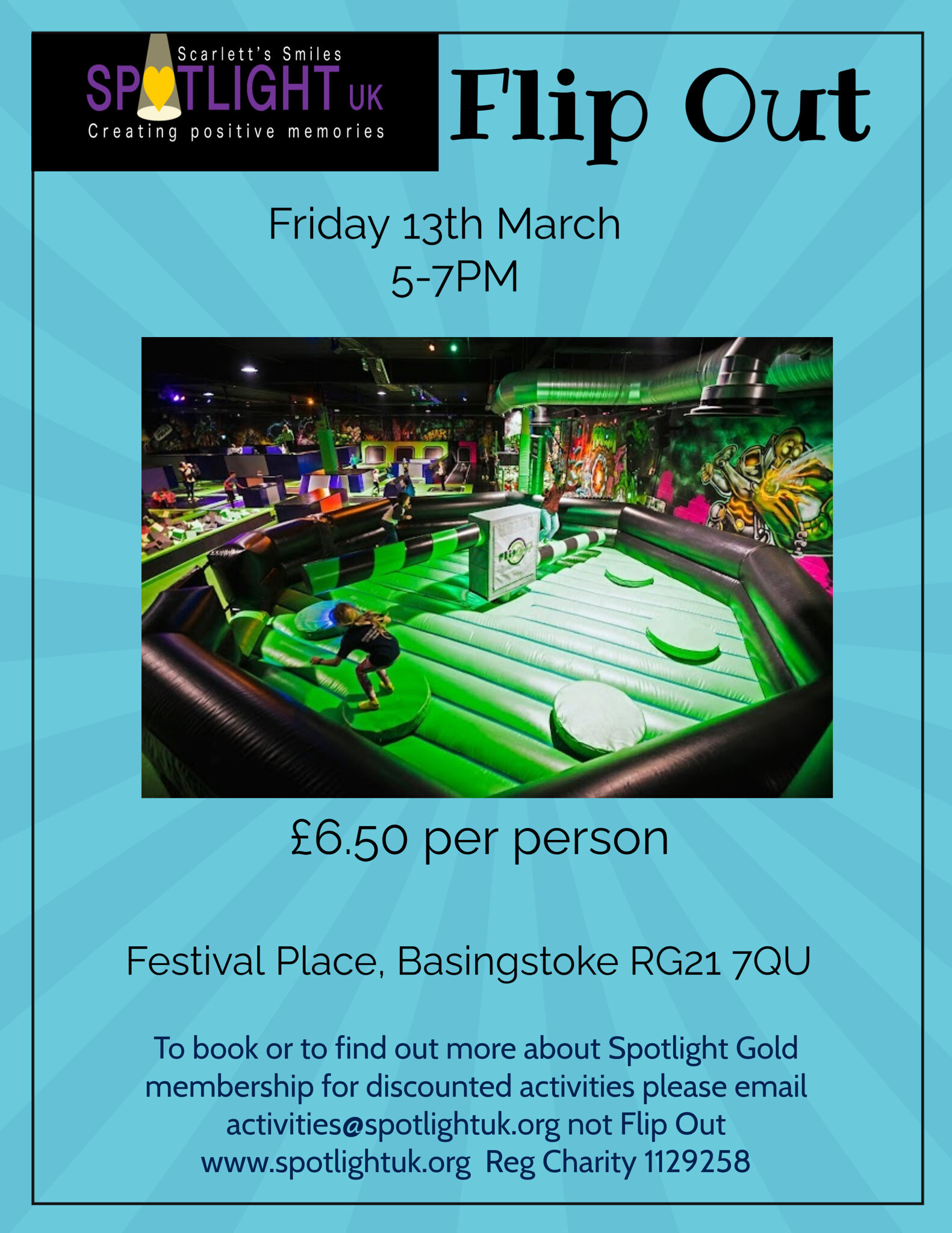 Image of Spotlight UK Discounted Upcoming Events - Flip out