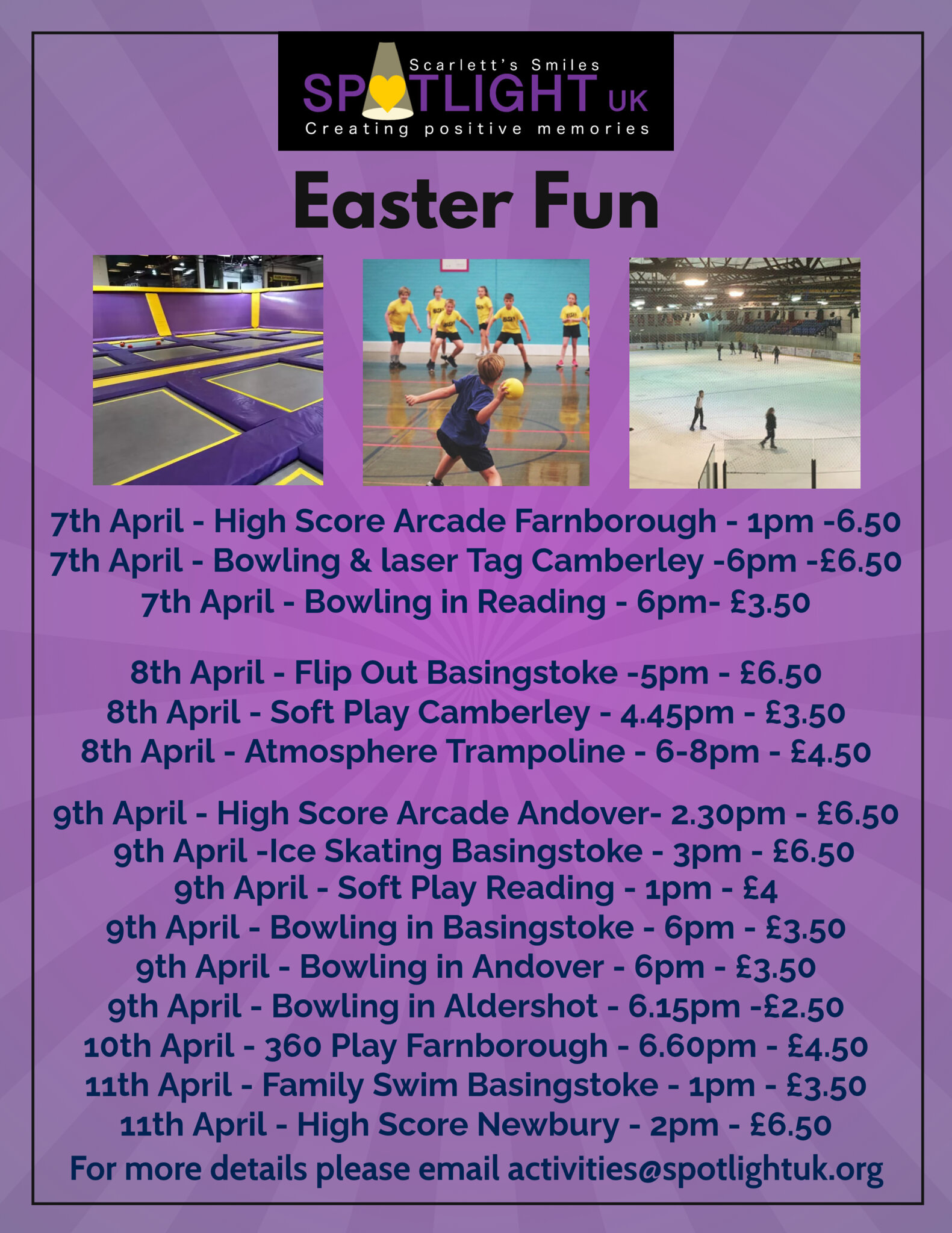 Image of Spotlight Easter Discounted Fun Events (week 2)