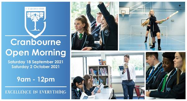Image of Cranbourne Open Mornings & GOOD OFSTED Report