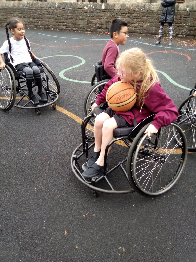 Image of Wheelchair Basketball in Year 4