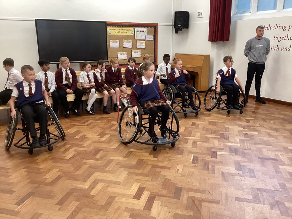 Image of Wheelchair Action in Year 4