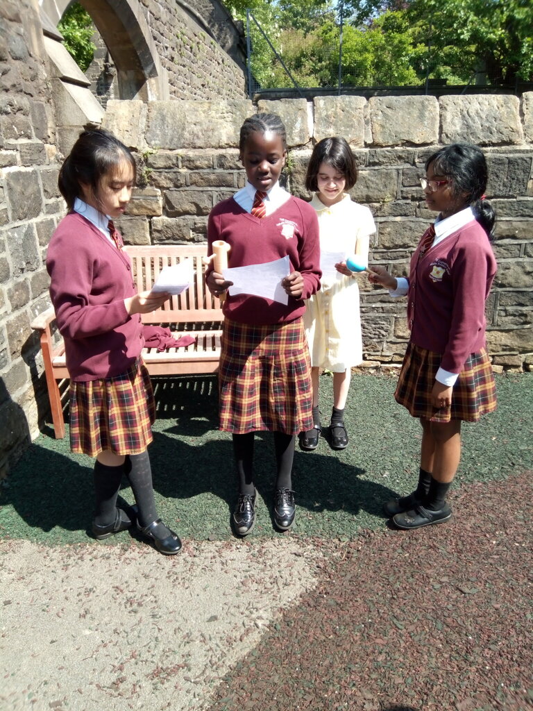 Image of Year 5 Performing Poetry