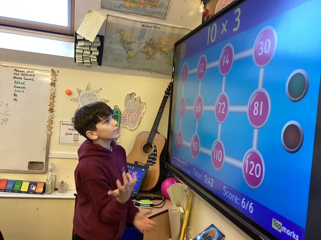 Image of Year 6 LOVE maths (well maths games!)