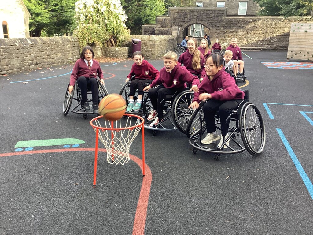 Image of Year 6 Wheelchair Basket Ball