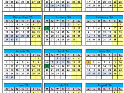 Image of Sept 25-26 Calendar
