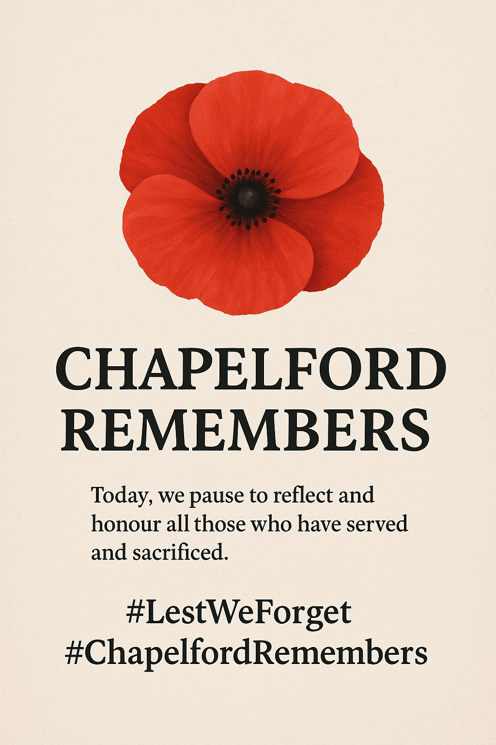 Image of Honouring Remembrance Day at CVPS