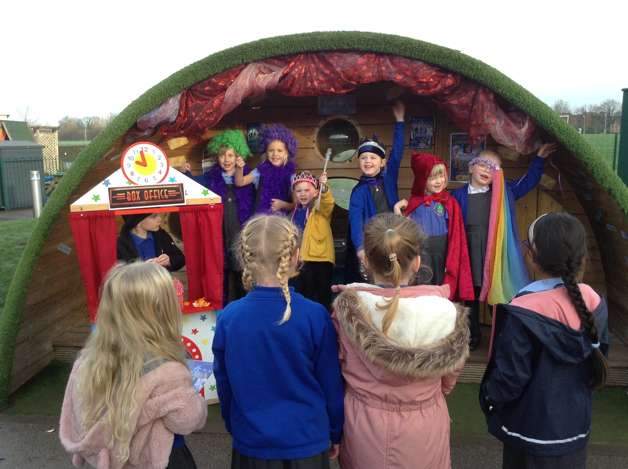 Image of EYFS enjoying their outdoor provision