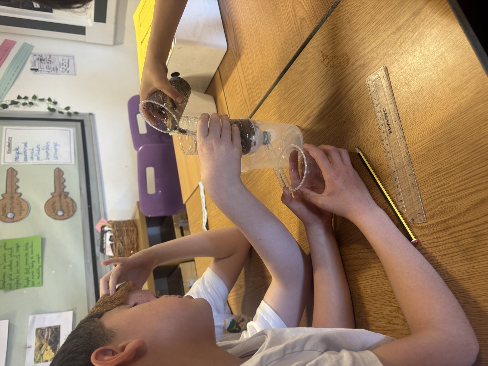 Image of Science in Action with Year 5!