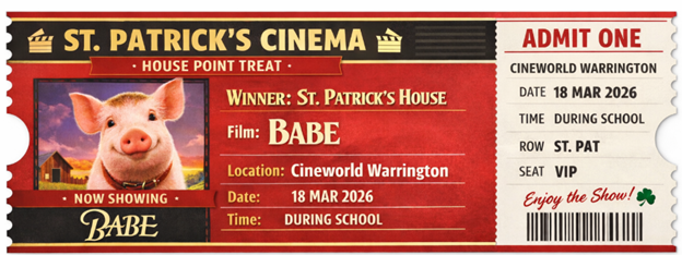 Image of House Points, Rewards & VIP Treats at Chapelford!