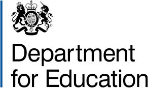 The DfE logo.