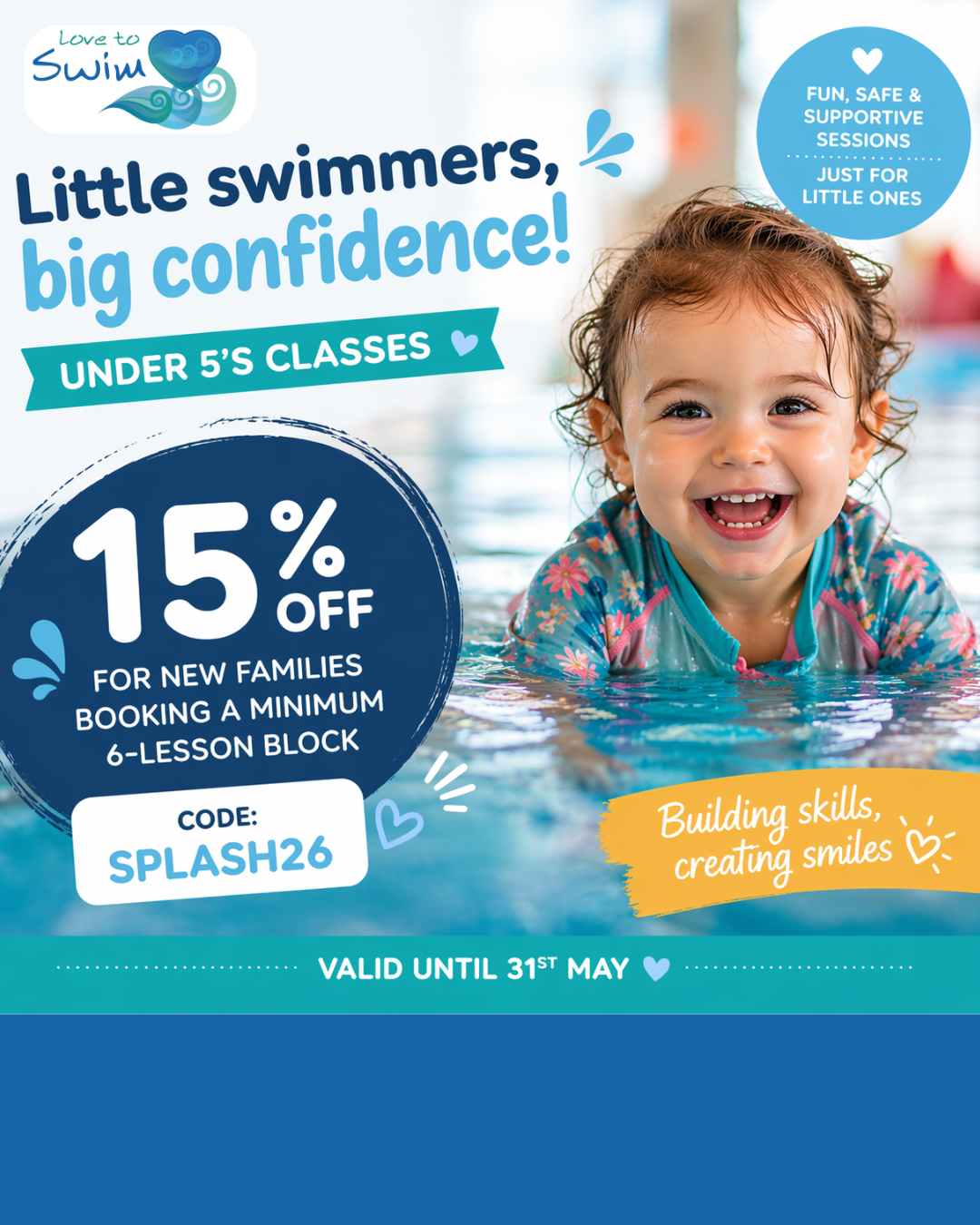 Image of SWIMMING FOR UNDER 5'S