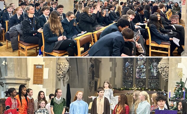 Image of Student Christmas Service