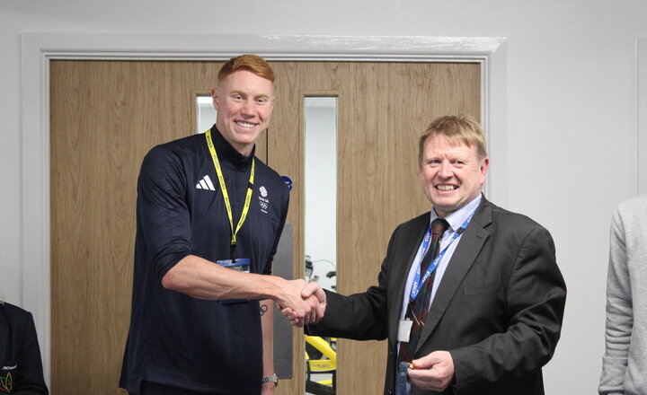 Image of New Gym Facility opened by Olympian Tom Dean